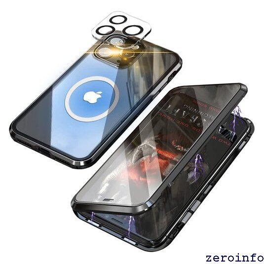 新品》 iPhone 13 Pro ケース クリア 両面強化ガラス フイルム付き 360