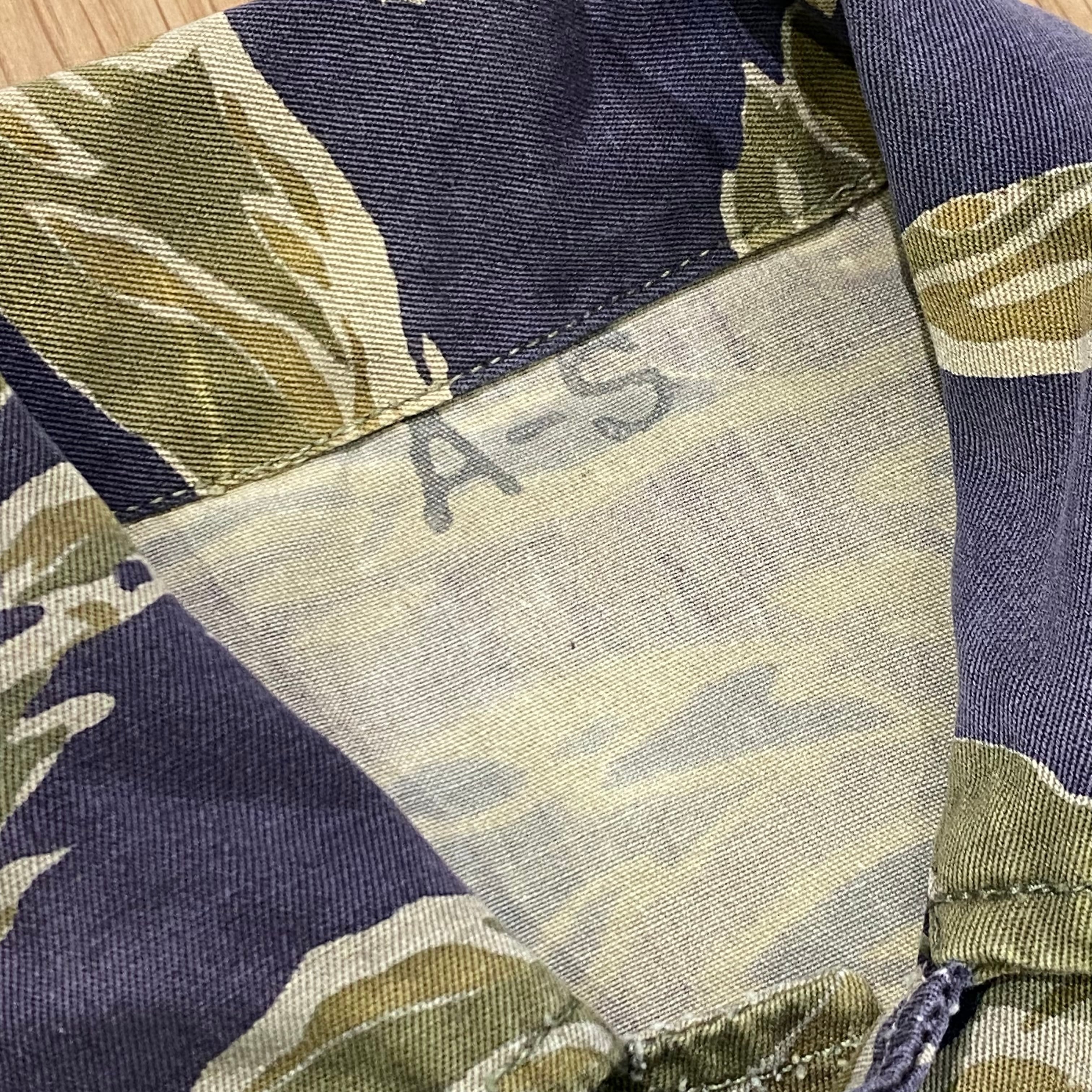 60s US ARMY Vietnam Tiger Stripe Shirt 60年代 アメリカ軍