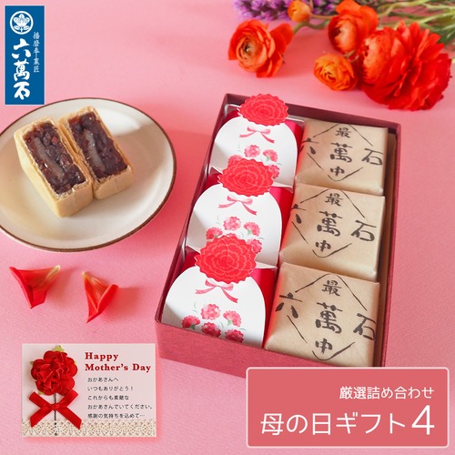 母の日ギフト 2025 『母の日詰め合わせ 4』 2種 詰め合わせ #和菓子#お取り寄せ#土産#プレゼント#進物