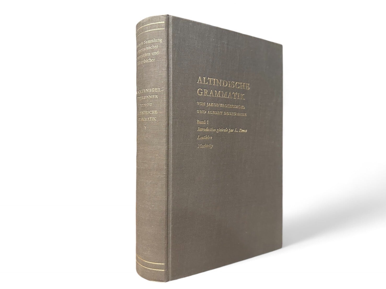 【SG059】Altindische Grammatik Introduction generale Band I : Lautlehre Nachtrage zu Band I (1957)/Jacob Wackernagel