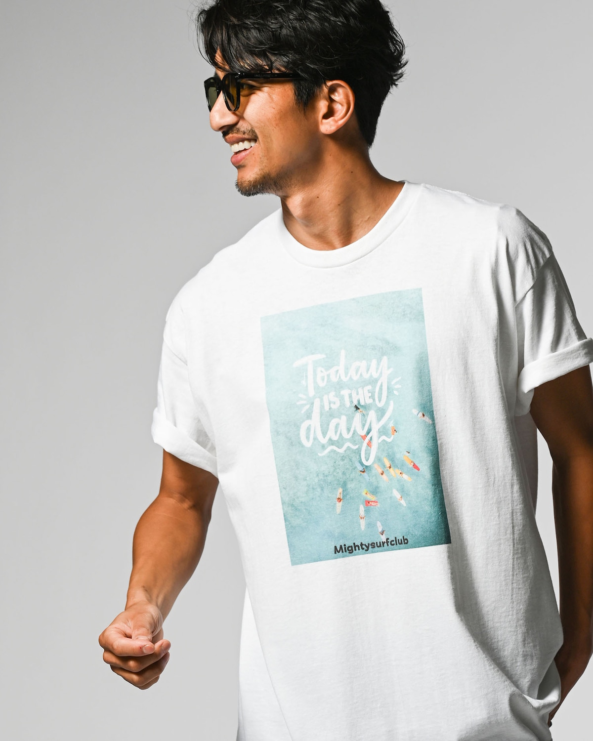 Today is the day Tee (White) | Mightysurfclub