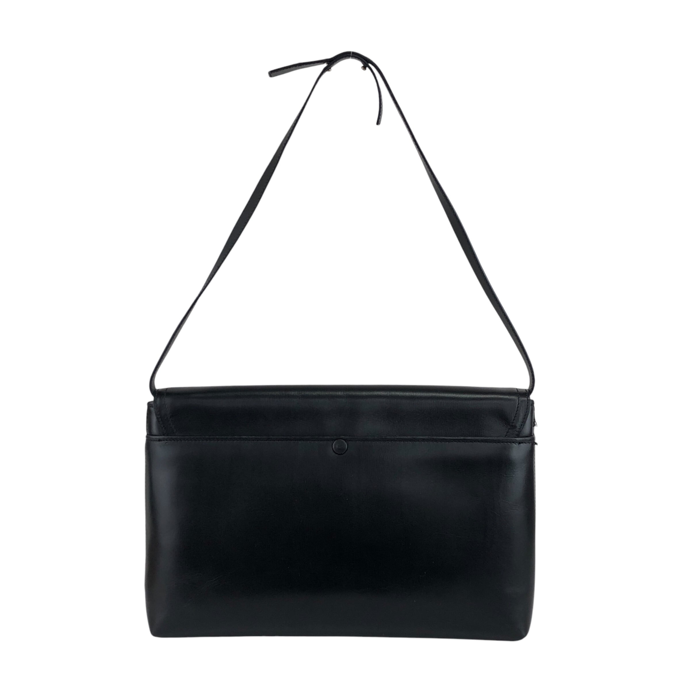 CELINE セリーヌ ショルダーバッグ ブラック トリオンフ レザー