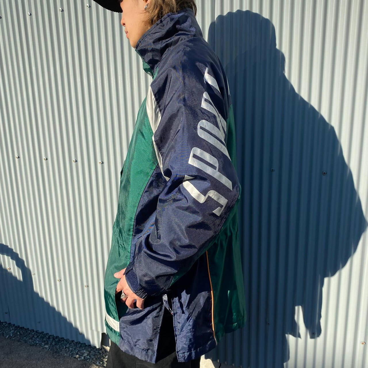 90年代〜 IZOD SPORT アイゾッド ビッグロゴ リフレクター ハーフ