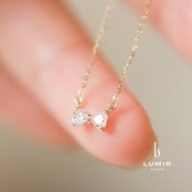 フェミニンリボンネックレス