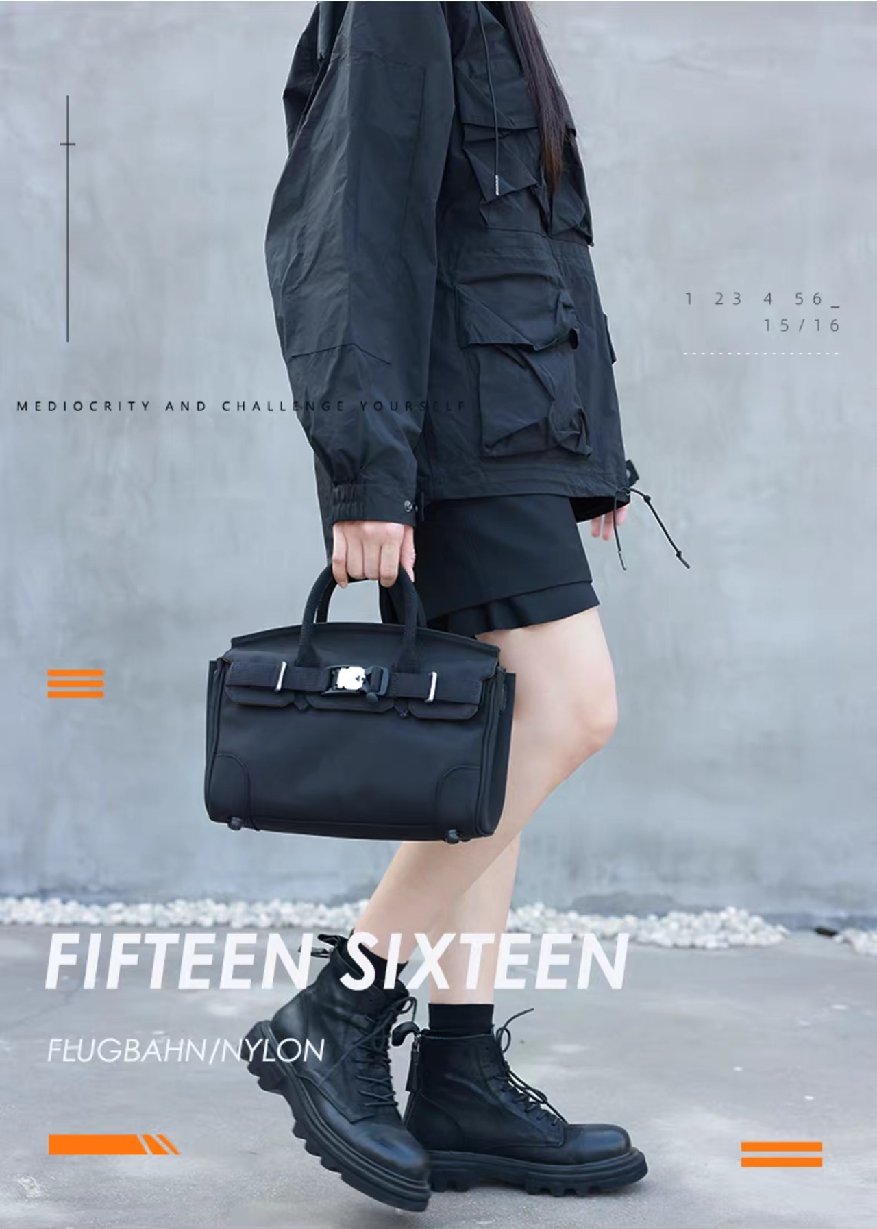 15/16 コーデュラナイロン 3in1 タクティカル スモールハンドバッグ