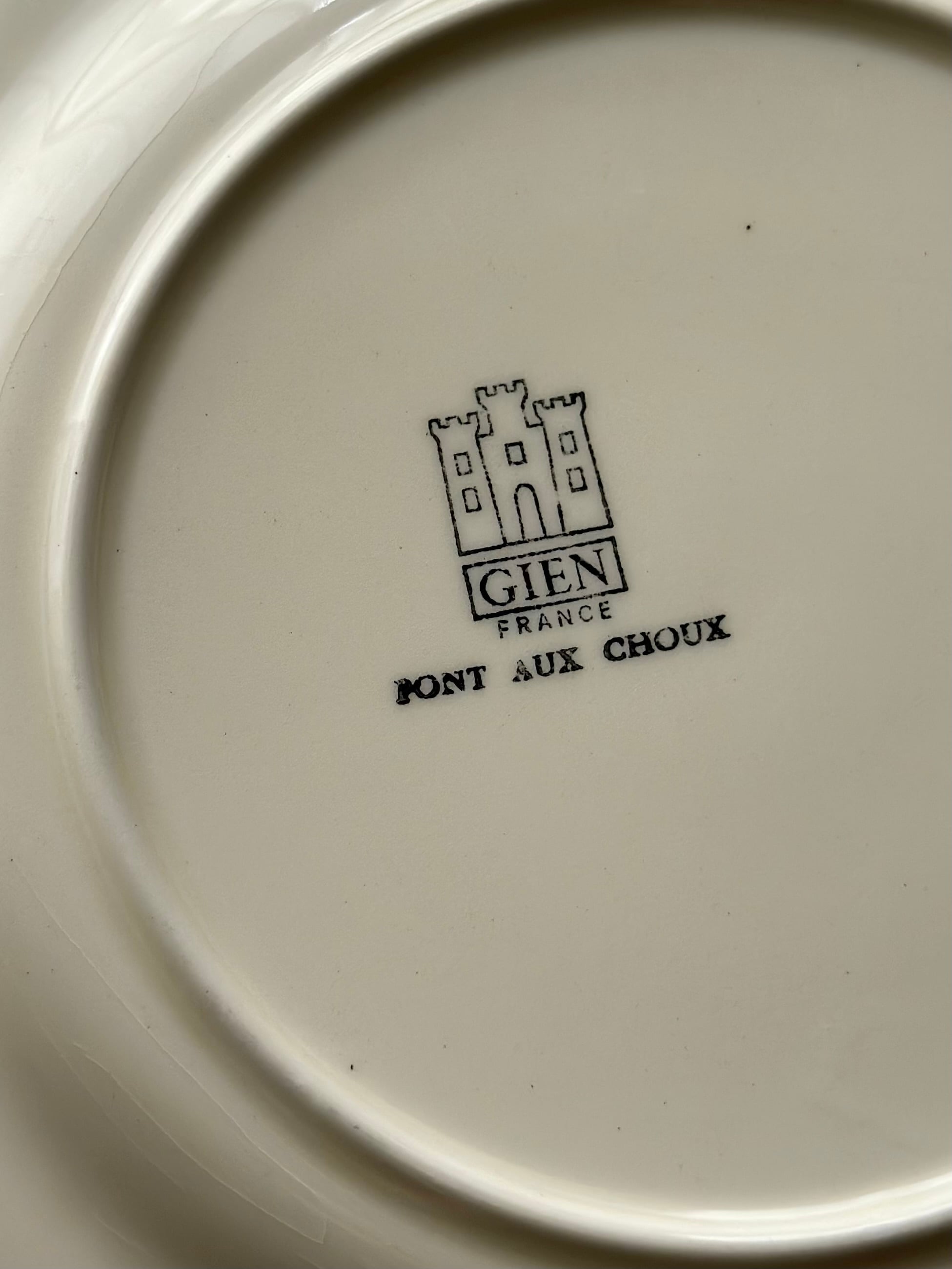 ジアン ポントシュー プレートGien Pont Aux Choux 大 ジアン ポントシュー プレートGien Pont Aux Choux 大