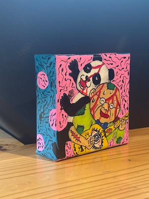 1点もの3Dキャンバス絵画『ギターを弾いてよ』