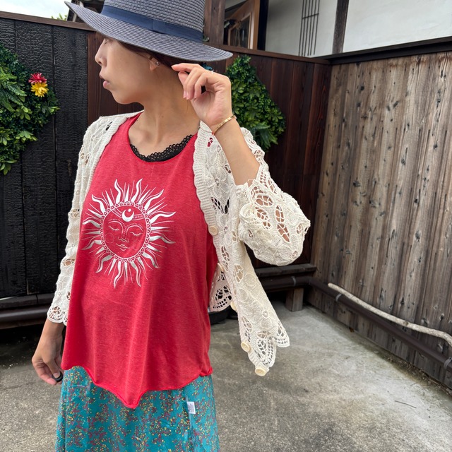 コットンキラキラタンクトップ