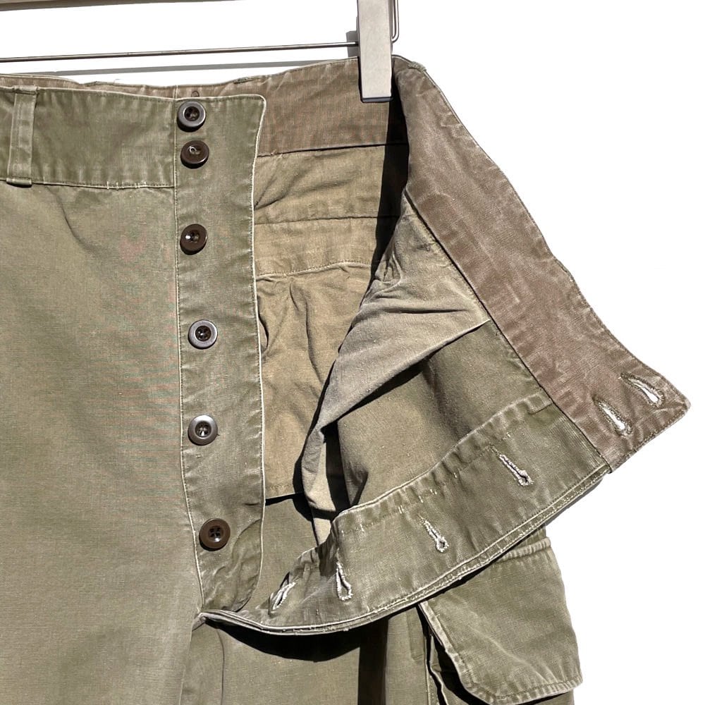 French Army] French Army M-47 Field Pants Cargo Pants Early [1950s