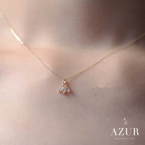 【数量限定】ジルコニアロータスネックレス