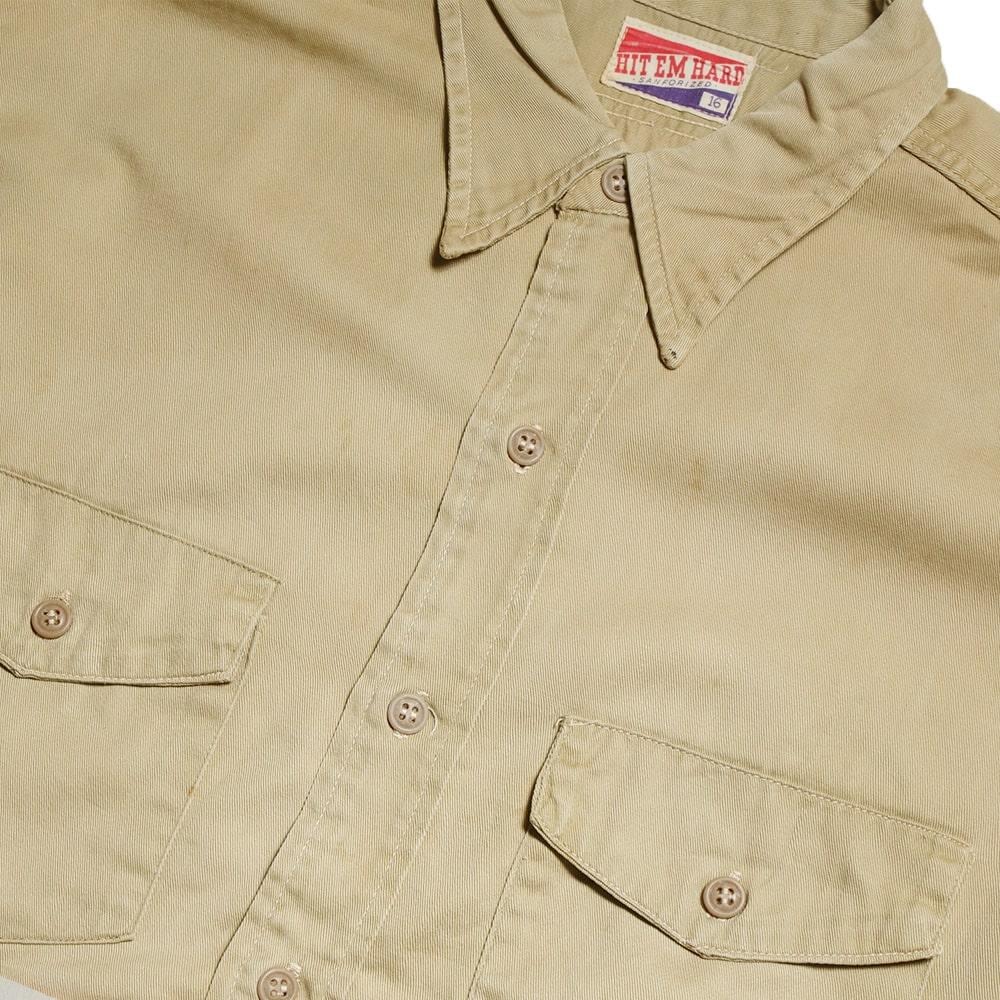 【before half century Vintages(ビフォーハーフセンチュリーヴィンテージ)】HIT EM HARD 60's VINTAGE WORK SHIRTS ヒットエムハード 60年代ヴィンテージワークシャツ マチ付き | USA SAY powered by BASE 【before half century Vintages(ビフォーハーフセンチュリーヴィンテージ)】HIT EM HARD 60's VINTAGE WORK SHIRTS ヒットエムハード 60年代ヴィンテージワークシャツ マチ付き | USA SAY powered by BASE
