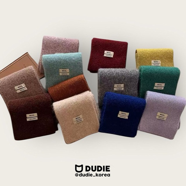 【取寄】dudie｜wool omi muffler｜ウールオミマフラー｜FREE｜kids｜25 winter