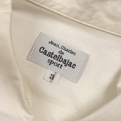 Jean Charles de Castelbajac Sport カステルバジャック 英字 アートデザイン 長袖シャツ 3/ホワイト系 メンズ ゴルフ