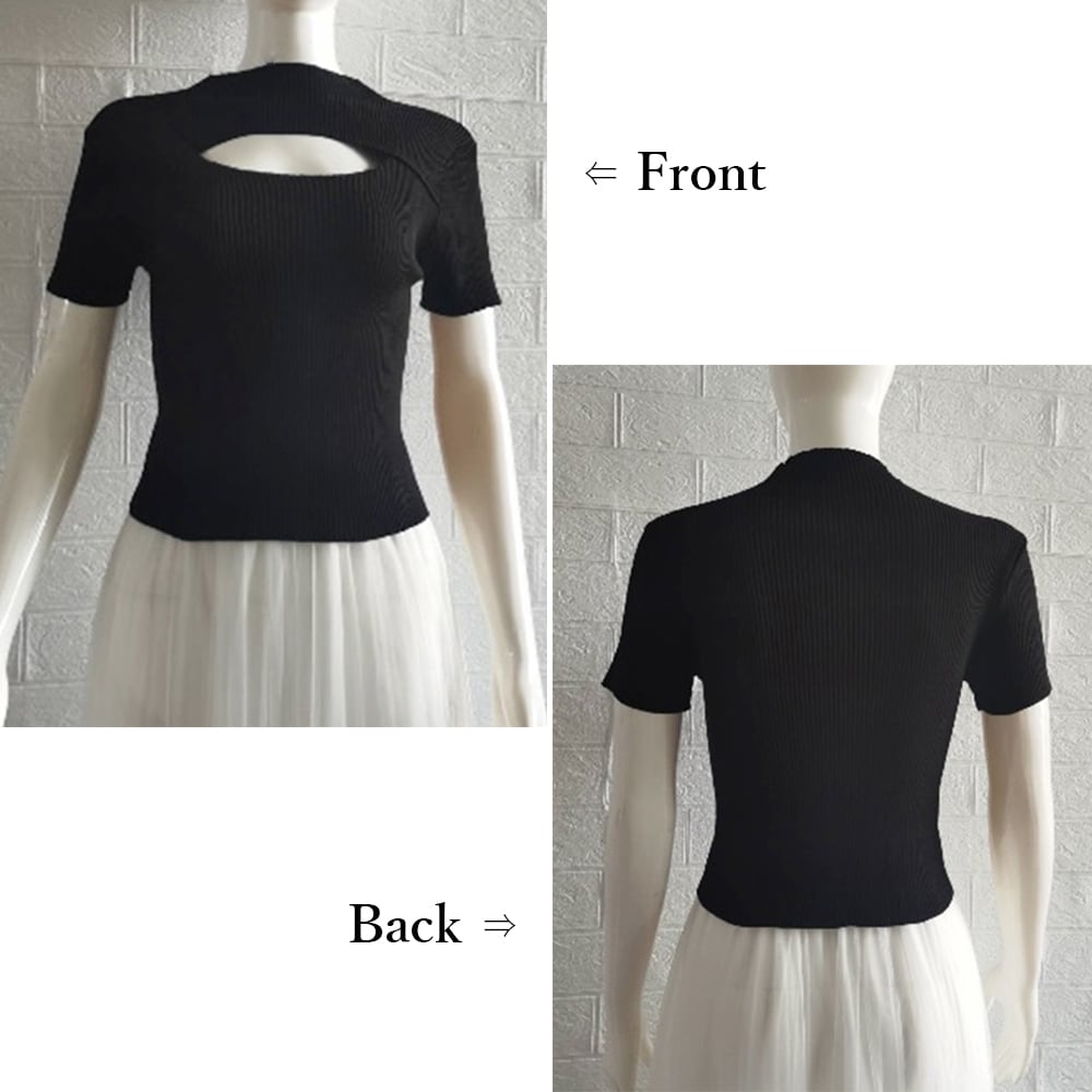 胸開き ニット トップス レディース 韓国 春夏秋 大人 きれいめ おしゃれ かわいい フェミニン 肌見せ カジュアル 大人可愛い 大人女子