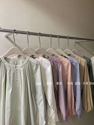 ループボタンブラウス　AJ22155-2331