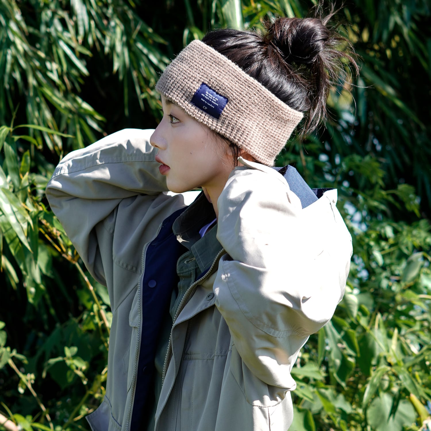 Tumulus： 【THE HOBOO】 ese スモールレーベル ニット カチューシャ