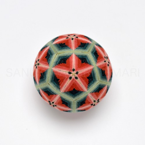 讃岐かがり手まり「クリスマスの手まり」_MA399-3247