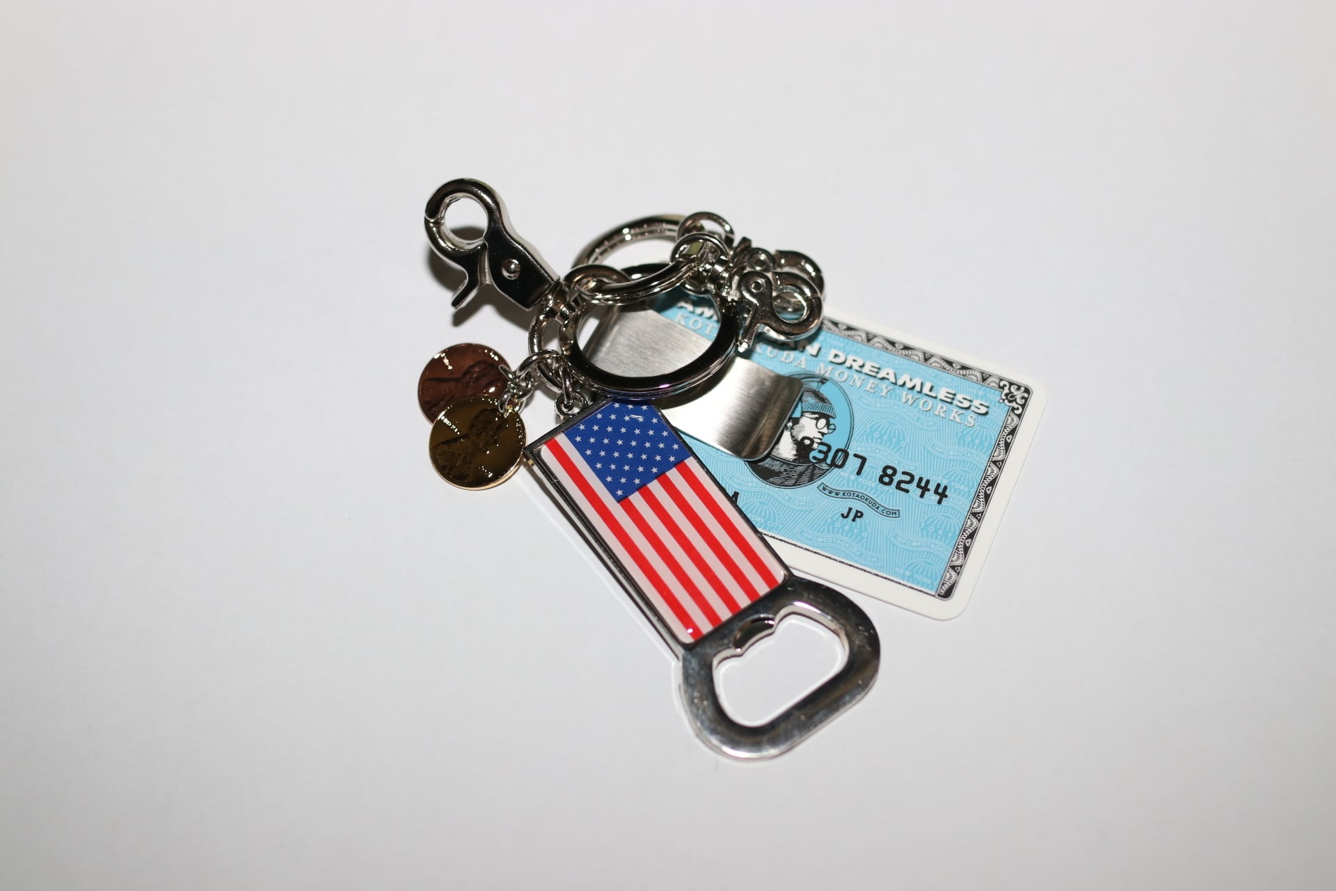 26SS】KOTA OKUDA MONEY CLIP KEYRING(STEEL/MULTI) KOMW-008 | IAAAM
