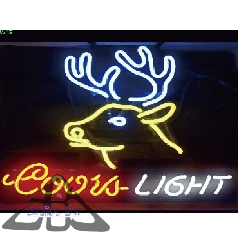 Coors Light ネオンサイン 鹿デザイン バー クラブ ビアバー 居酒屋