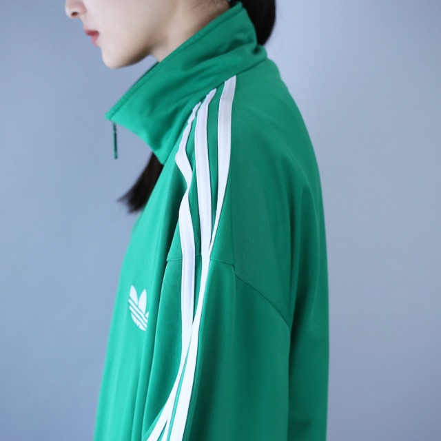 "adidas" good green XXL over silhouette track jacket