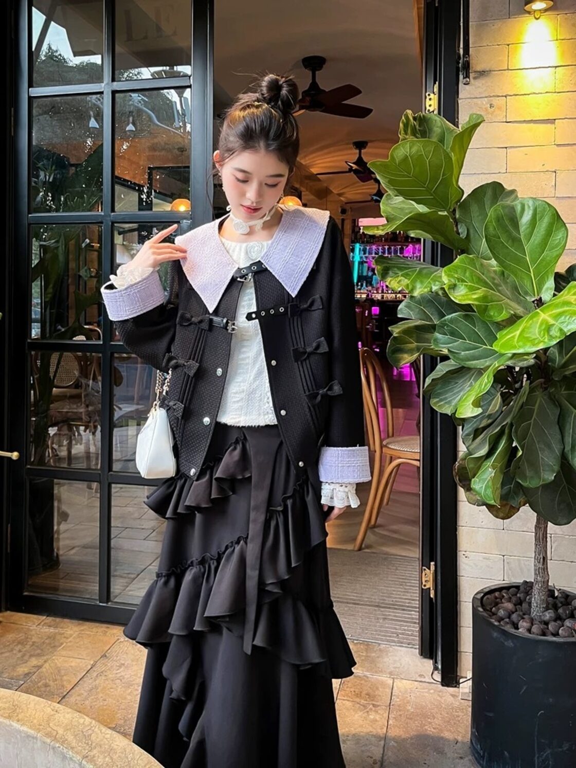 RED VALENTINO(レッドバレンチノ) ブルゾン サイズ38 M レディース 