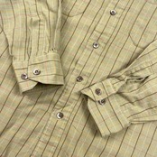 DAKS ダックス チェック ポケット 長袖シャツ M/メンズ
