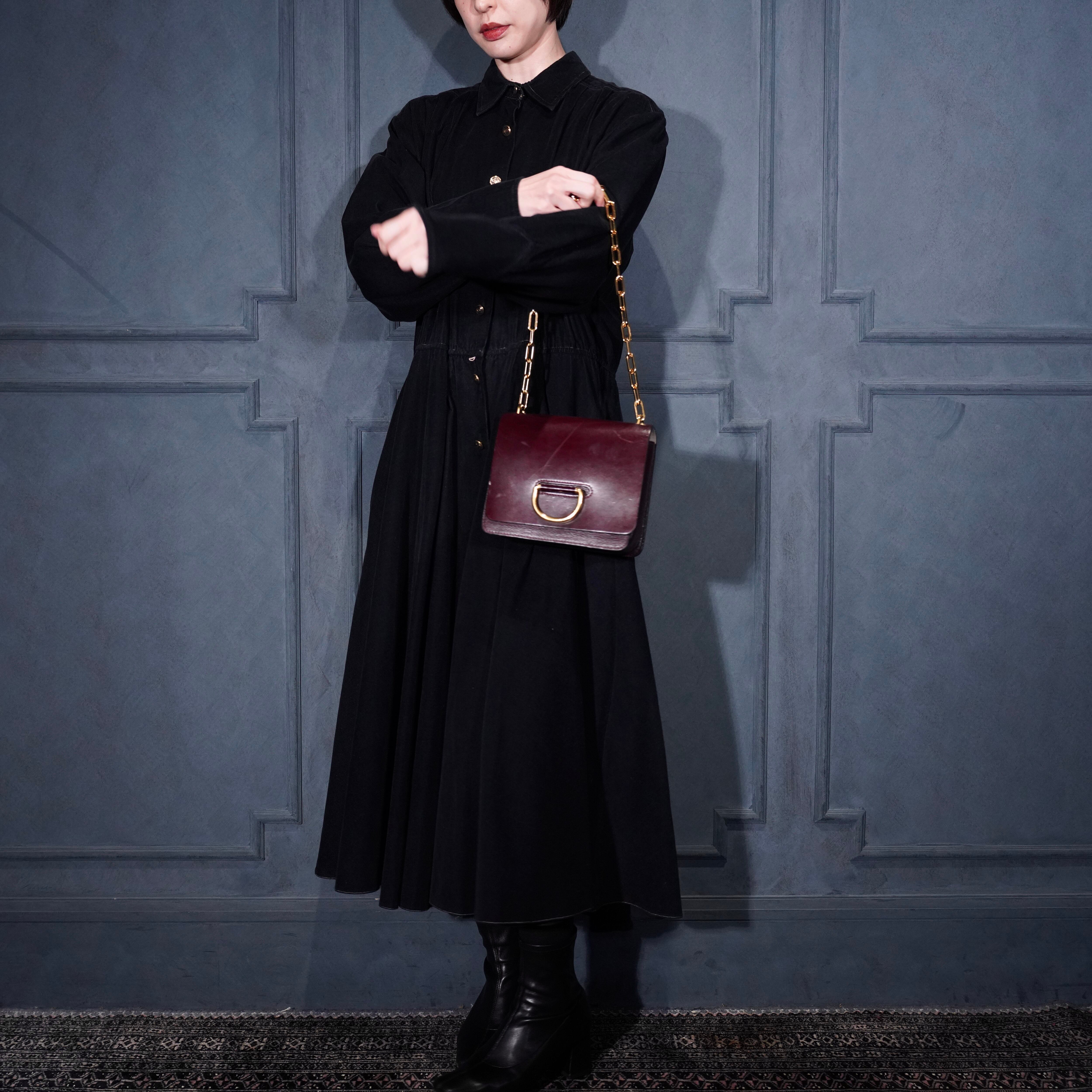 BURBERRY BRIDLE LEATHER CHAIN SHOULDER BAG/バーバリーブライドル