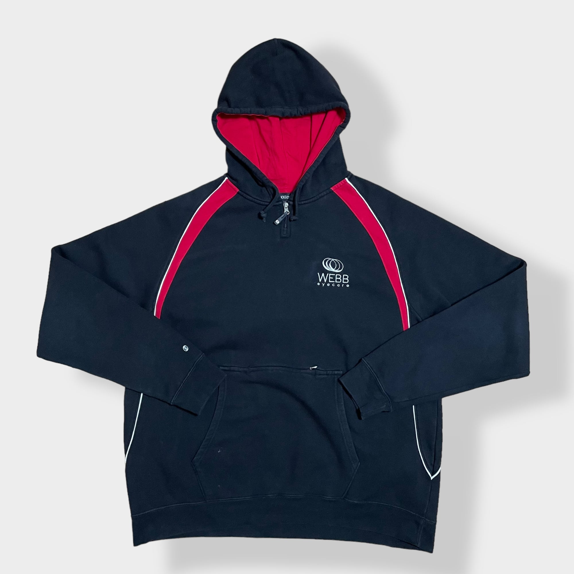 adidas originals プルオーバー パーカー 切替 ワンポイントロゴ