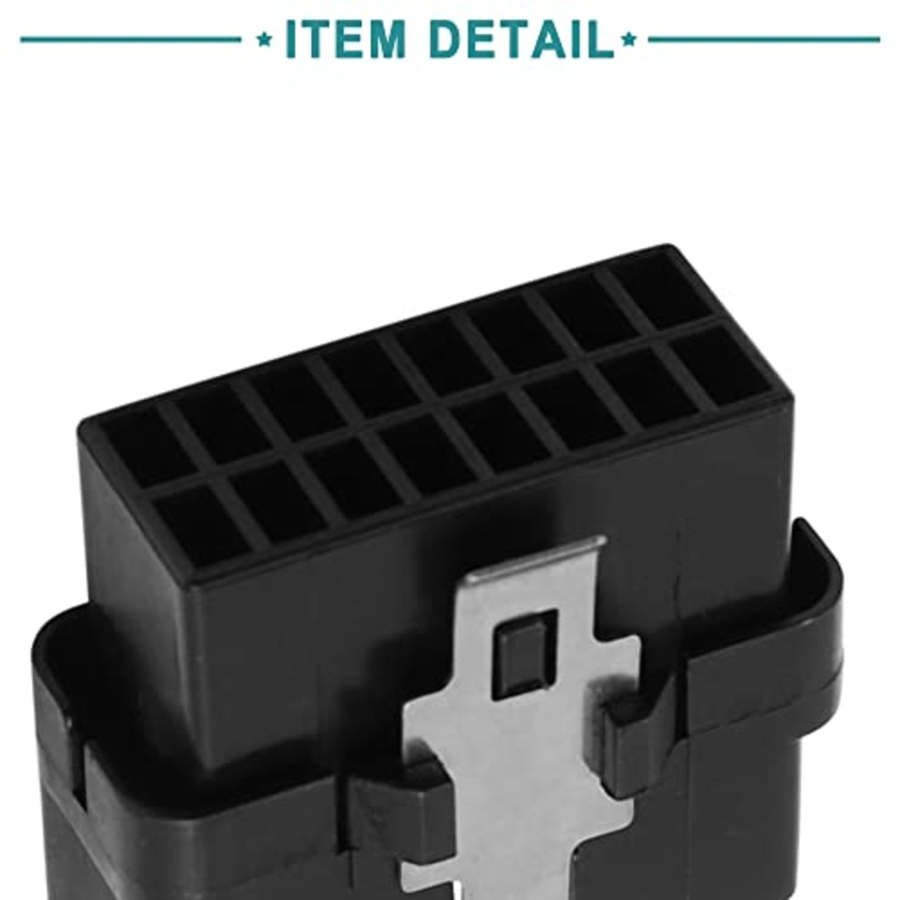ACROPIX OBD2コネクタ OBD2 自動車 コネクタ オス アダプタ ソケット 16端子付き ブラック