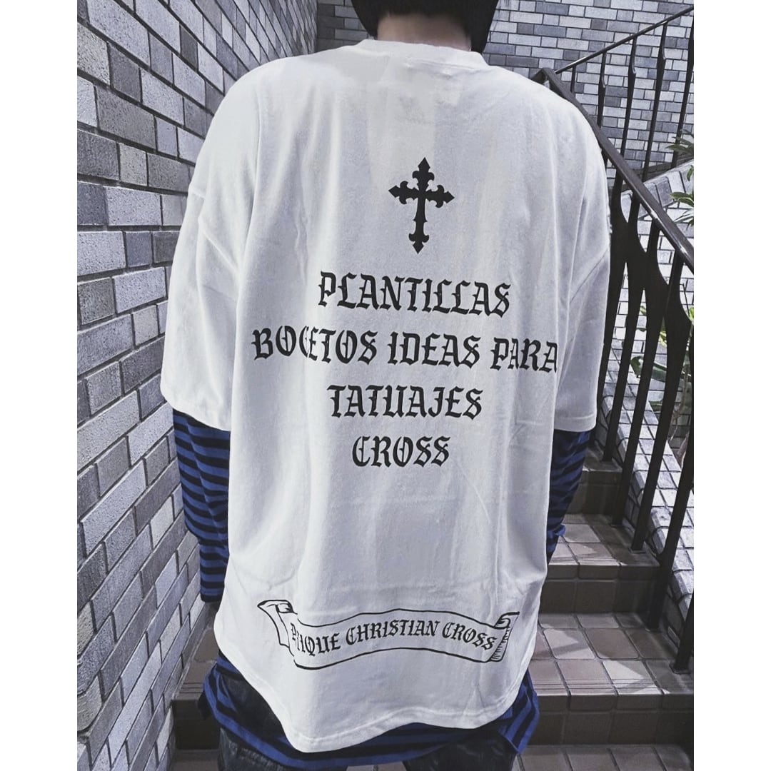 W Cross Logo BIG Tシャツ | VOLCAN&APHRODITE