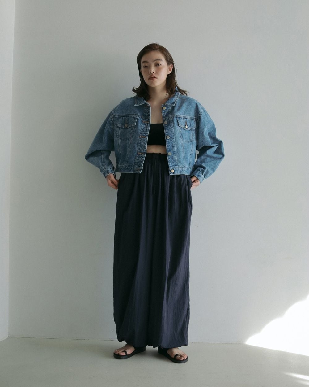 anuke 】Nylon Volume Pants | valance 福井｜レディース セレクト