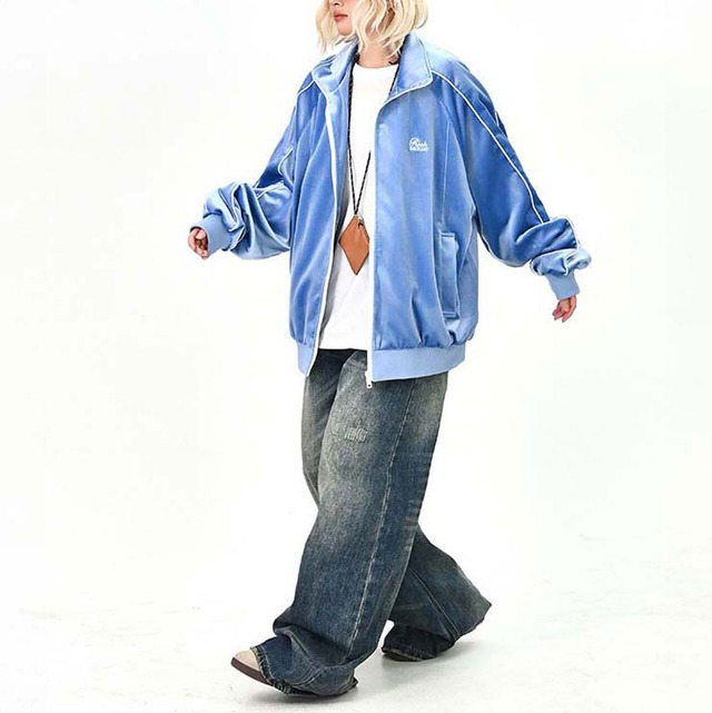 スポーティムードトラックジップアウター 2col   R01492