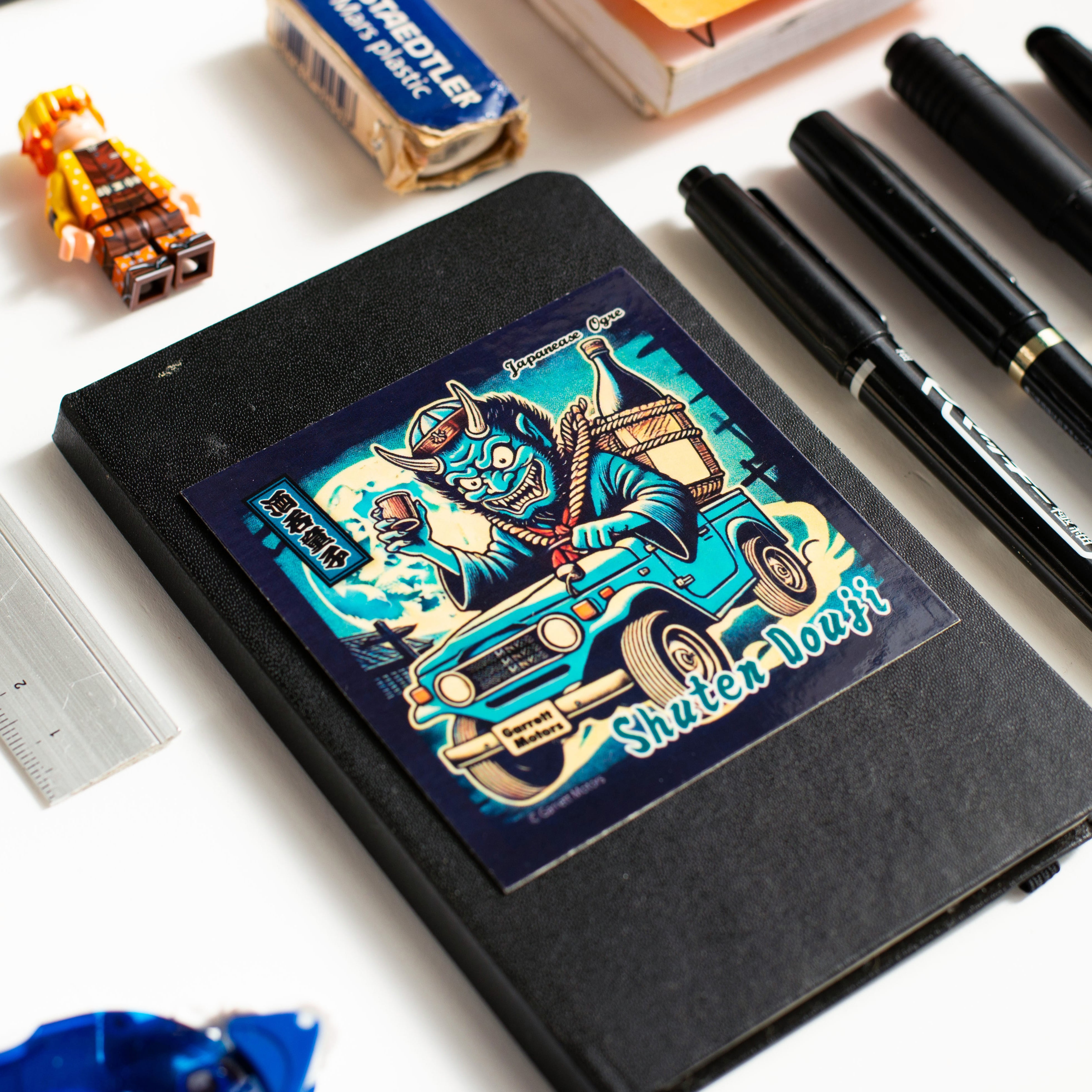 ジムニーtype！酒呑童子デザイン カーステッカー｜日本の伝説を車に