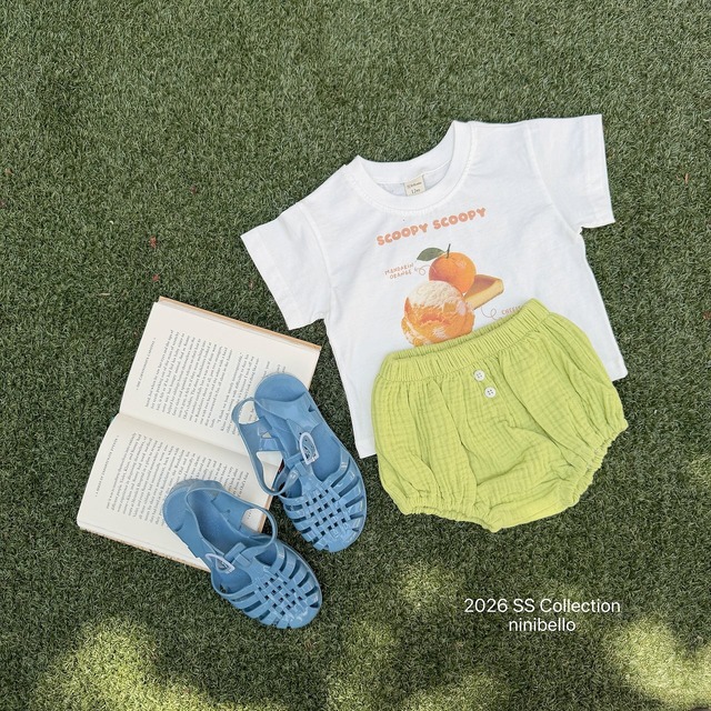 【6/18〆予約】<ninibello> bebe Scoop scoop short sleeve T