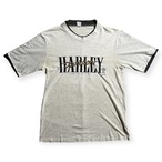 90s "Harley Davidson” Gold embroidery T-Shirts / "ハーレーダビッドソン” 金刺繍 Tシャツ