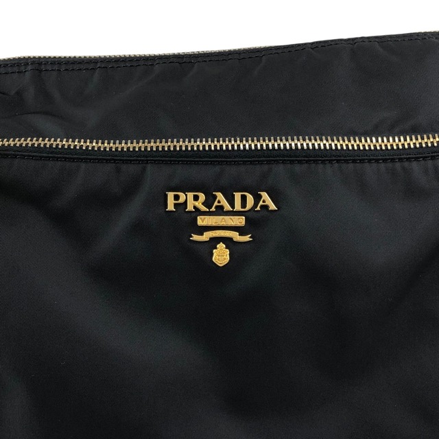 PRADA プラダ ショルダーバッグ ブラック ロゴ ナイロン BT0689 vintage ヴィンテージ オールド s35m2a