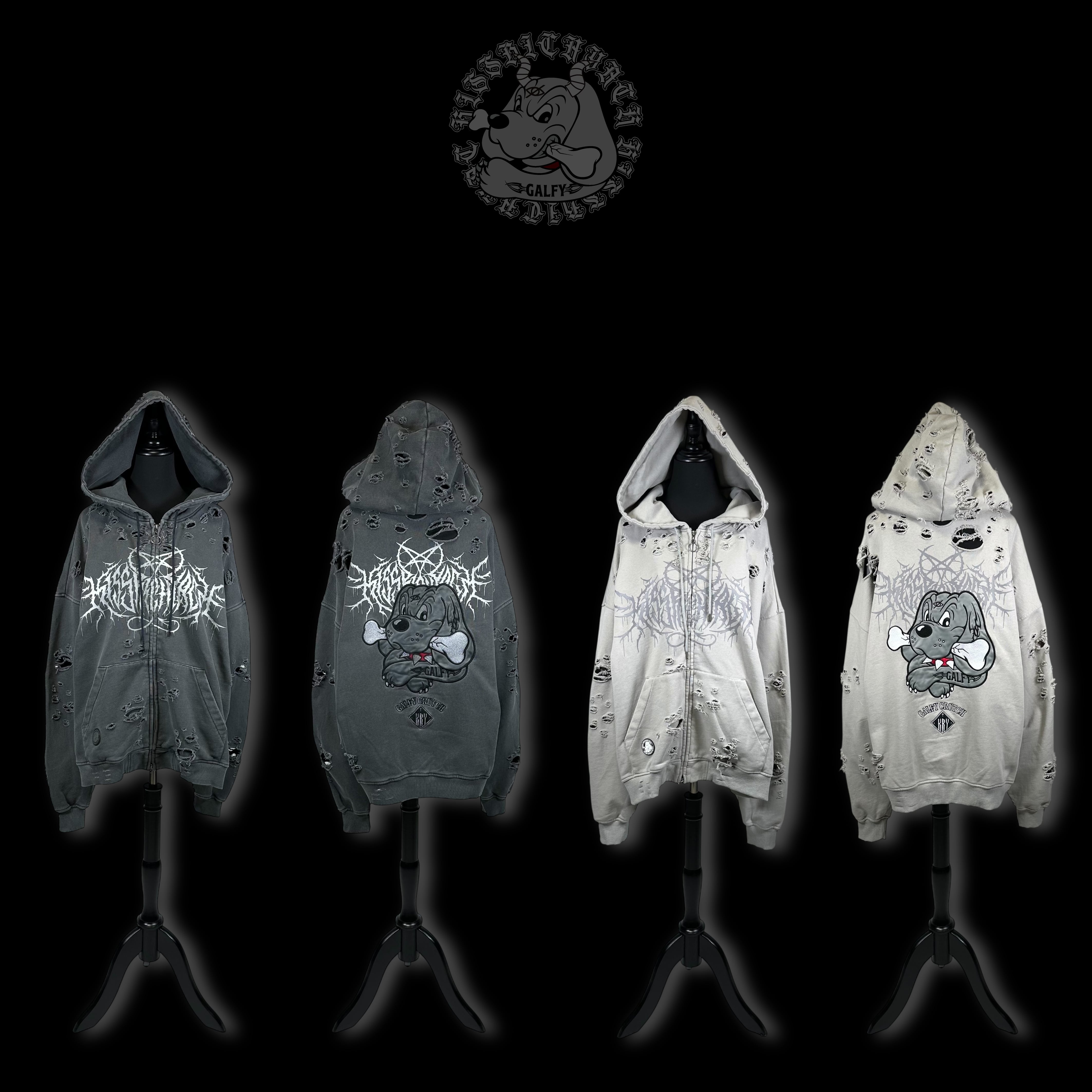 KRYclothing 「KMBK」 ダメージセットアップ ボトムス | KRY clothing