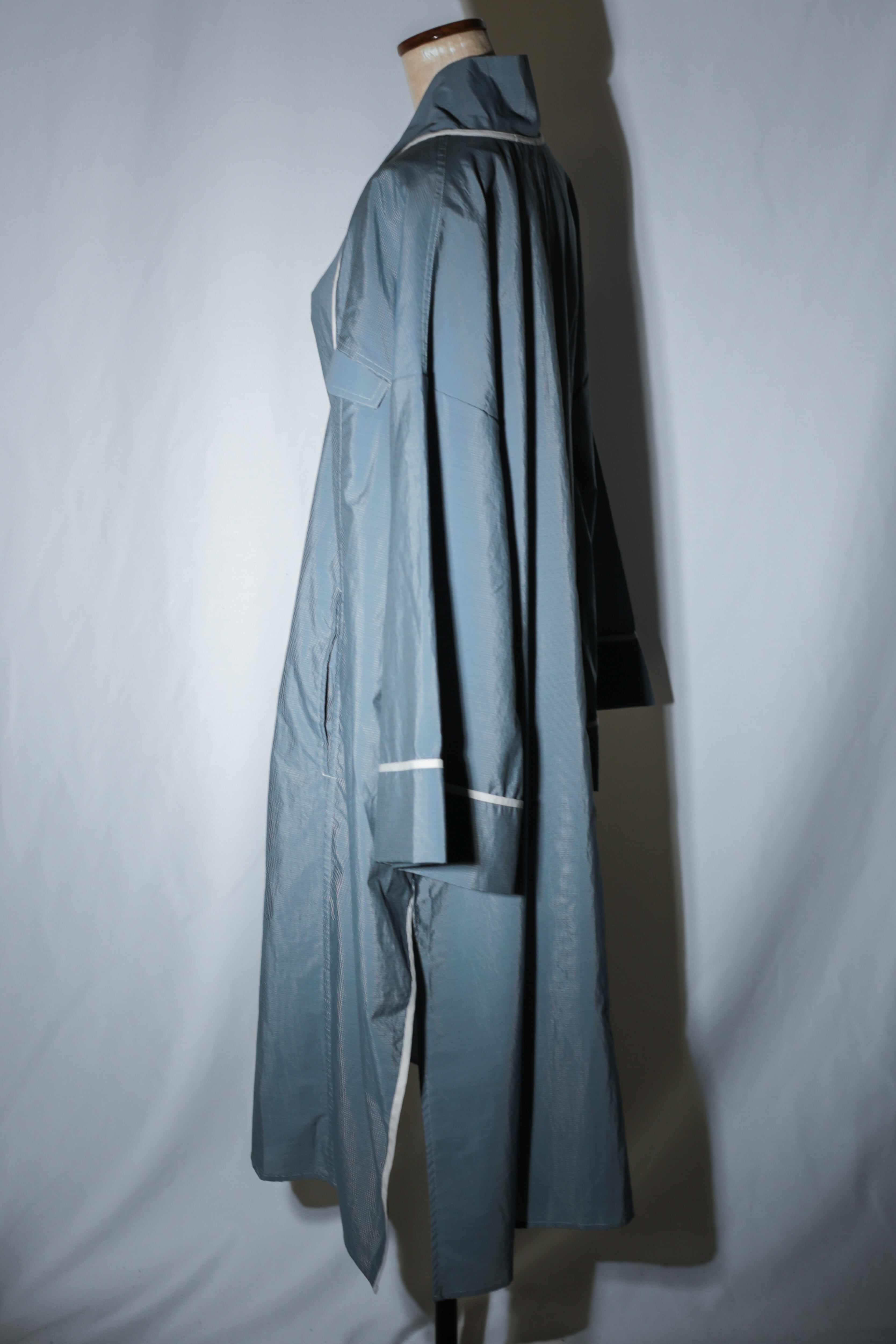 カクレミ【Haori】コート(chambray) Haori (blue/chambray) | カクレミ