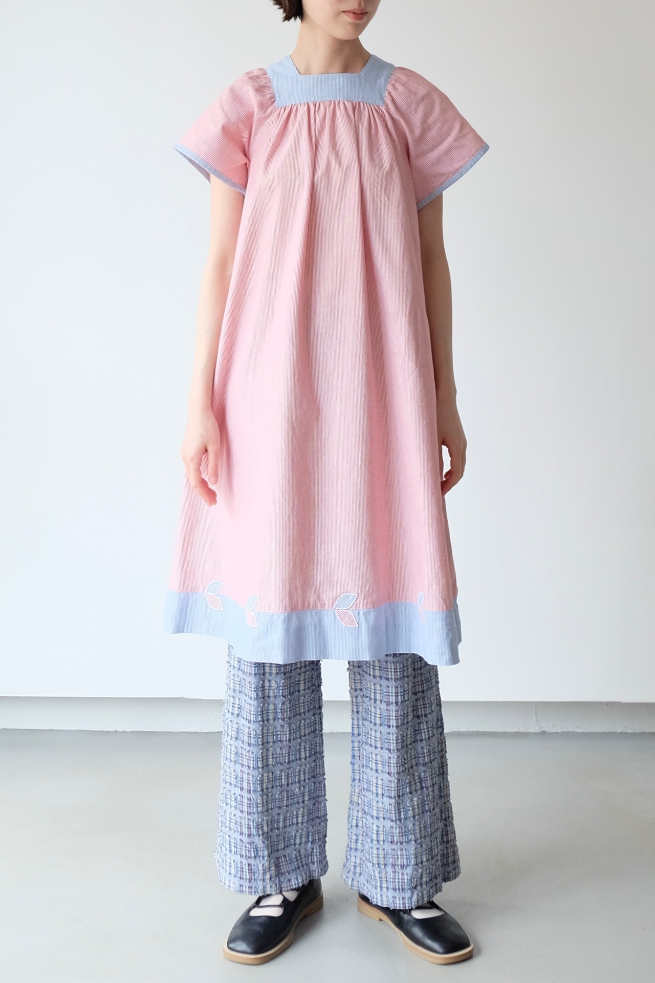Tricolore smock dress