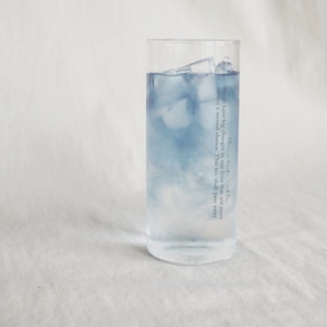 【即発】bade glass cup 400ml / ベイド グラスコップ レタリング 耐熱ガラス おうちカフェ 韓国 雑貨