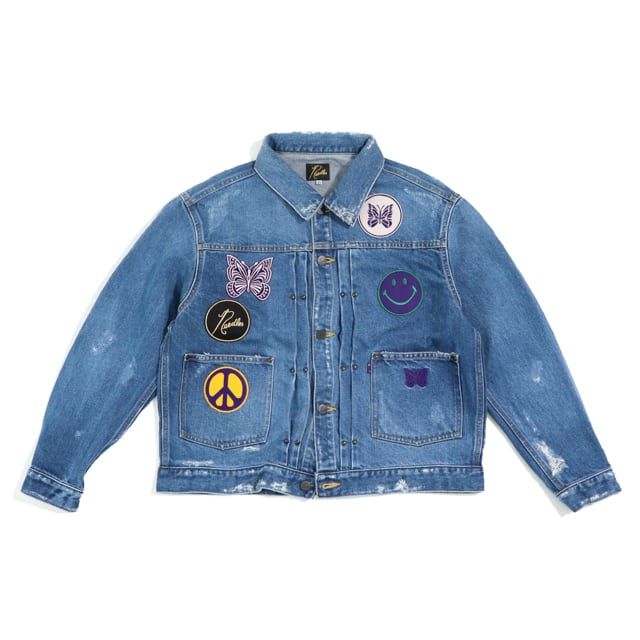 Needles (ニードルズ) / Assorted Patches Jean Jacket - 13oz C/L