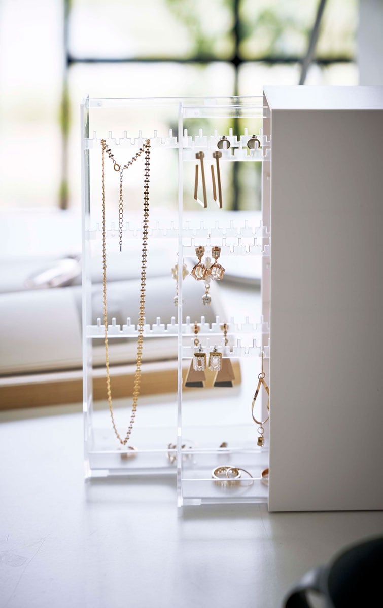 アクセサリー収納 山崎実業 tower タワー ネックレス&ピアス アクセサリー収納 山崎実業 tower タワー ネックレス&ピアス