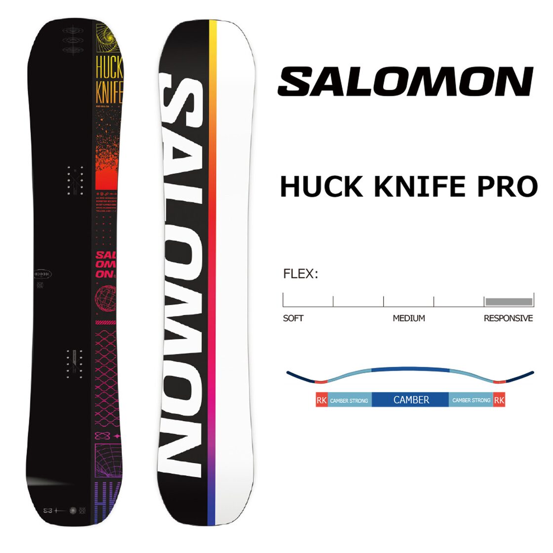 23-24年モデル SALOMON .『HUCK KNIFE PRO』. PRO SERIES . サロモン 