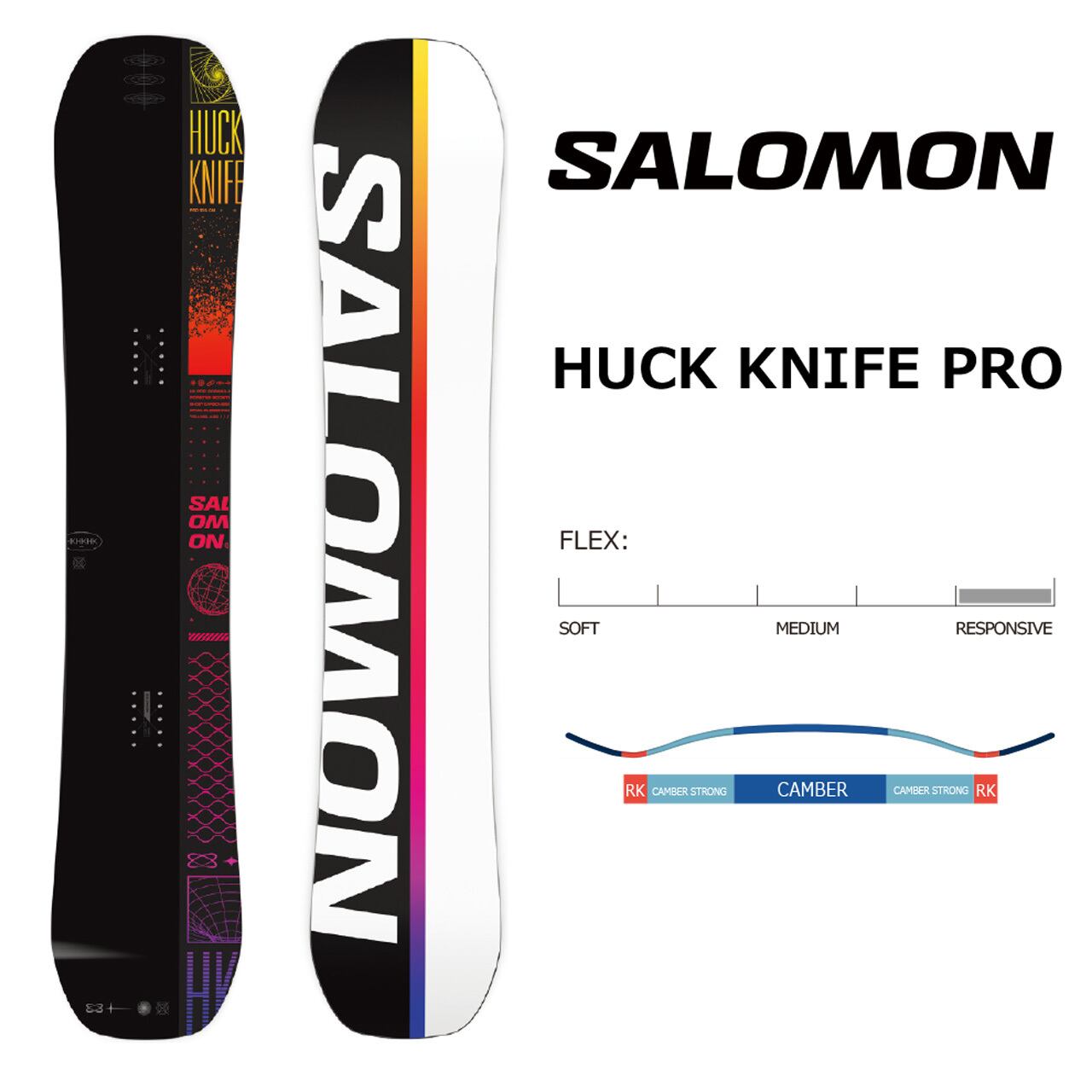 23-24年モデル SALOMON .『HUCK KNIFE PRO』. PRO SERIES . サロモン  