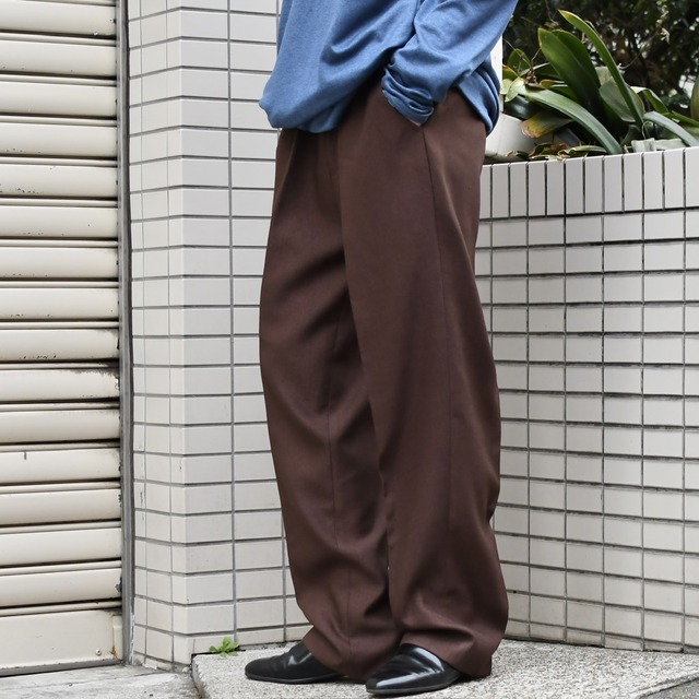 STASY ADAMS switching knit design rayon slacks