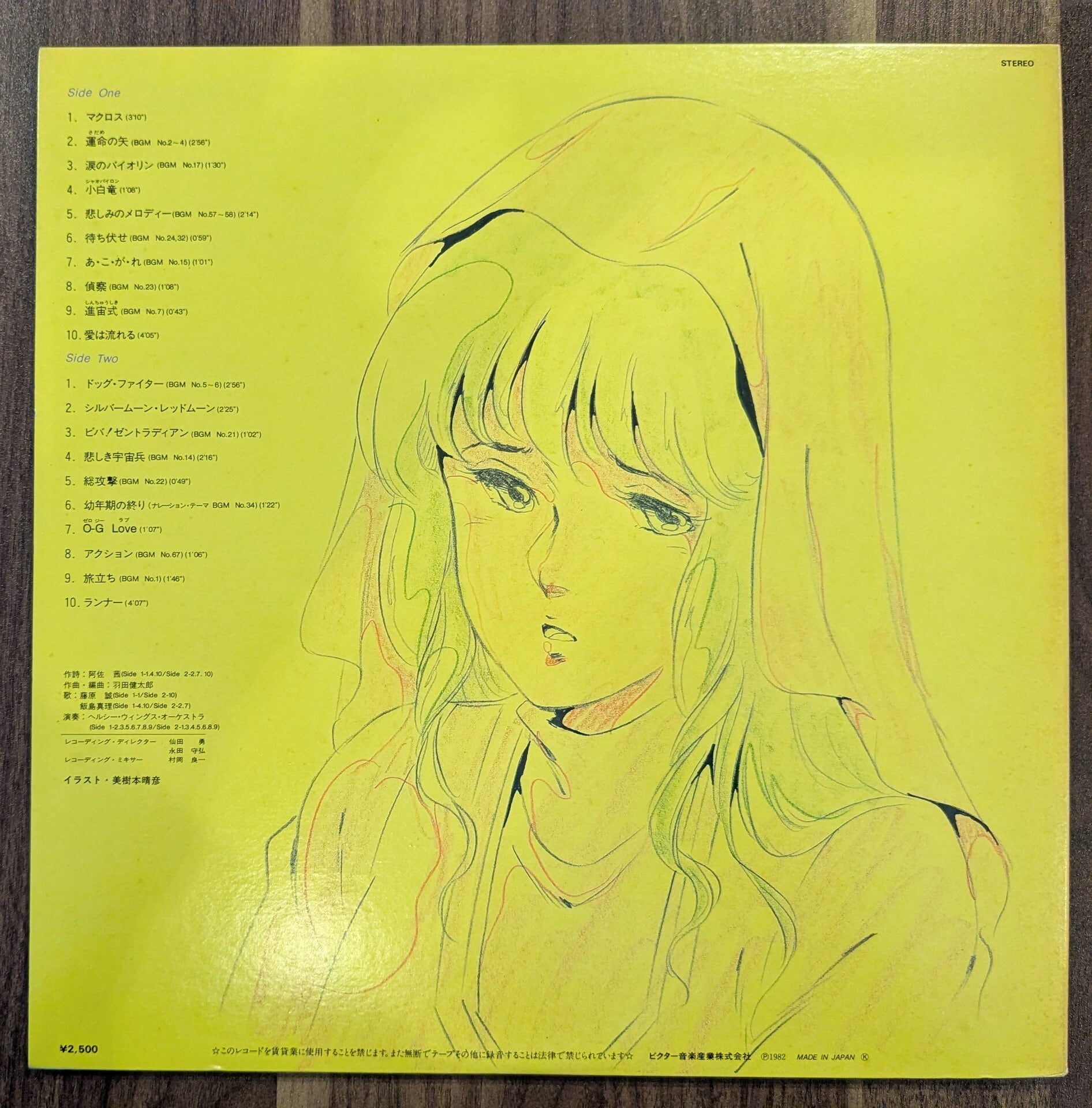 超時空要塞 マクロス「S.D.F. Macross」：LPレコード | 音とこだま