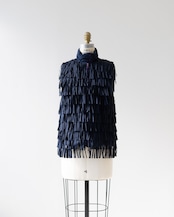 〈MONCLER × sacai 〉SUZUNE Fringe down vest