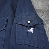 arm pocket cotton shirt