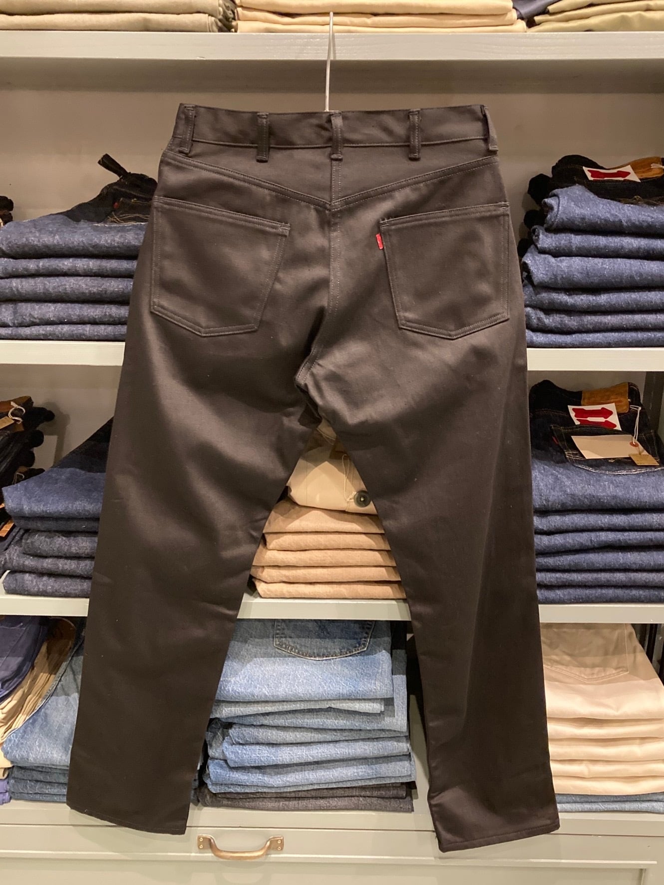WAREHOUSE Lot.1215 SELVEDGE SATIN PANTS 