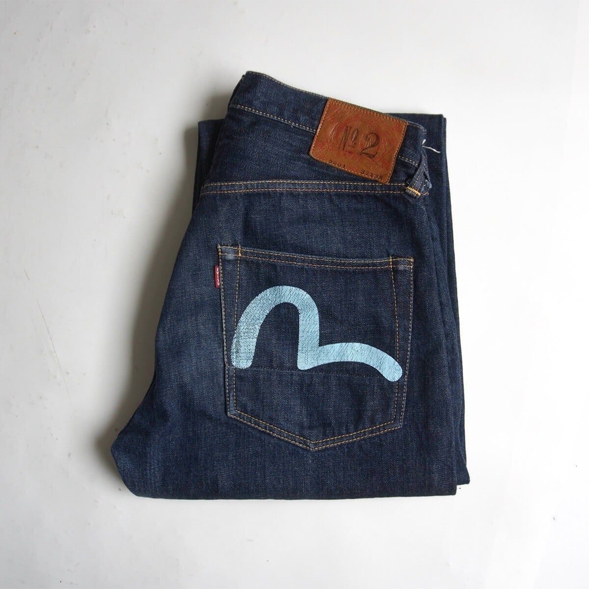 雰囲気抜群/濃紺】EVISU 【LOT.2000 デニムパンツ】32×35 エビス
